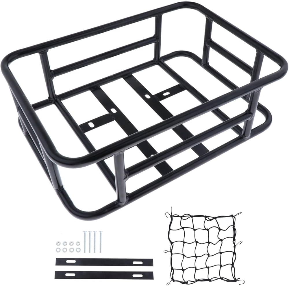 Amazon | DeeRace 自転車用後ろカゴ 自転車カーゴラック 自転車